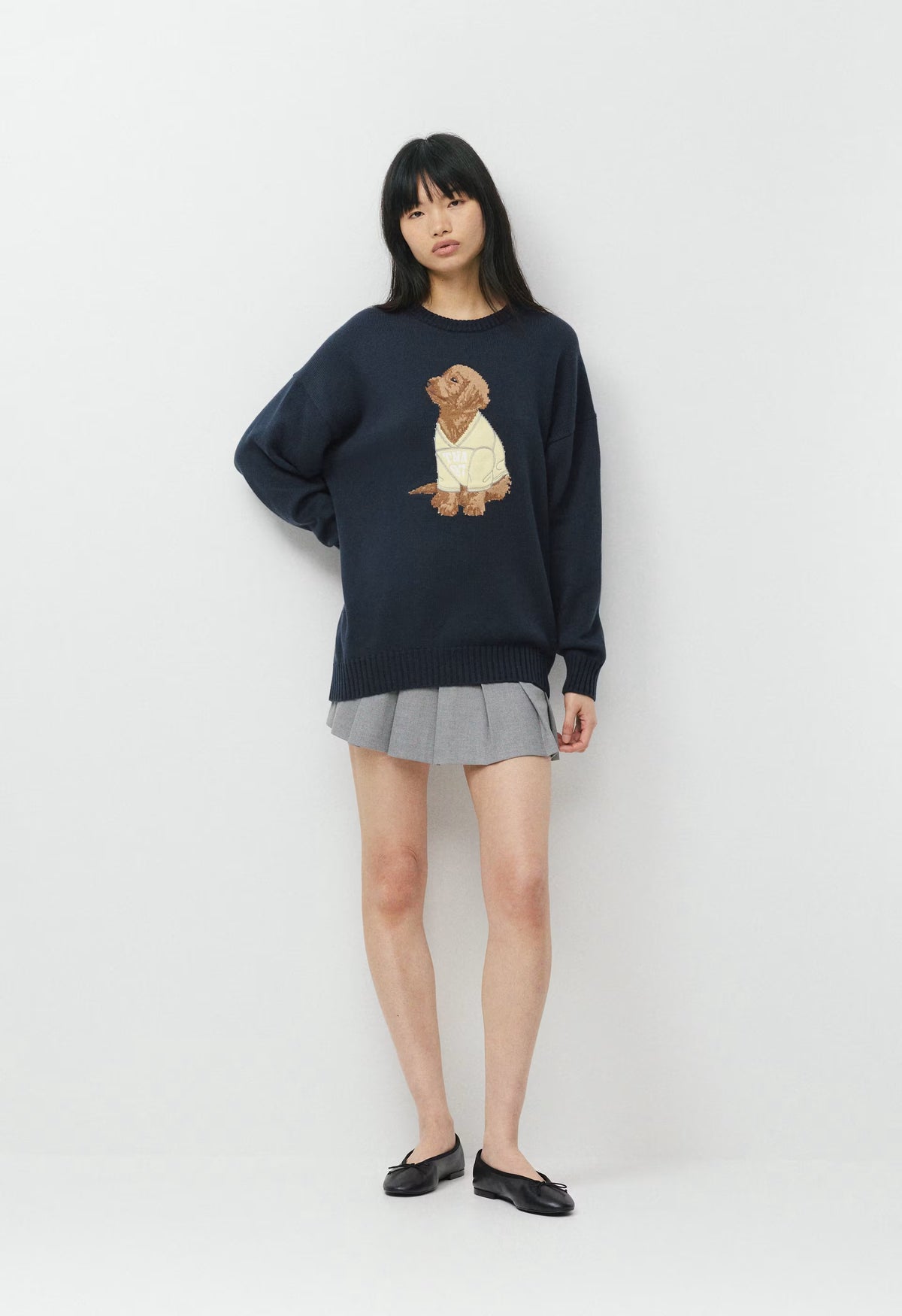 Cotton Charm™ Peggy Icon Sweater - ADMIRAL/HARLEY