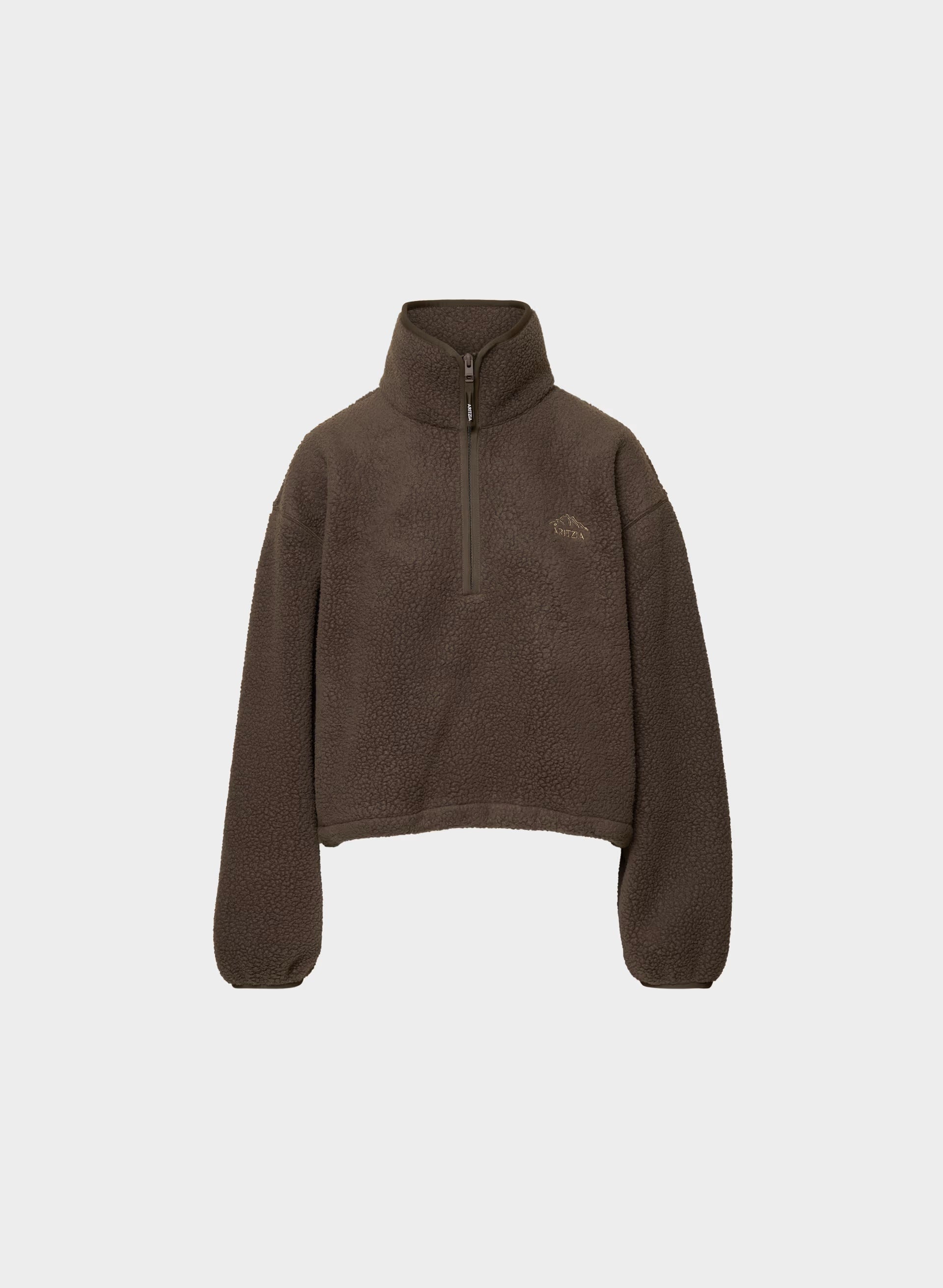 Polartec® Thermal Pro™ Zephyr Hi-Hip Mockneck - RICH MOCHA BROWN