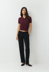 Bare Cashmere Patron Sweater - GALA PLUM