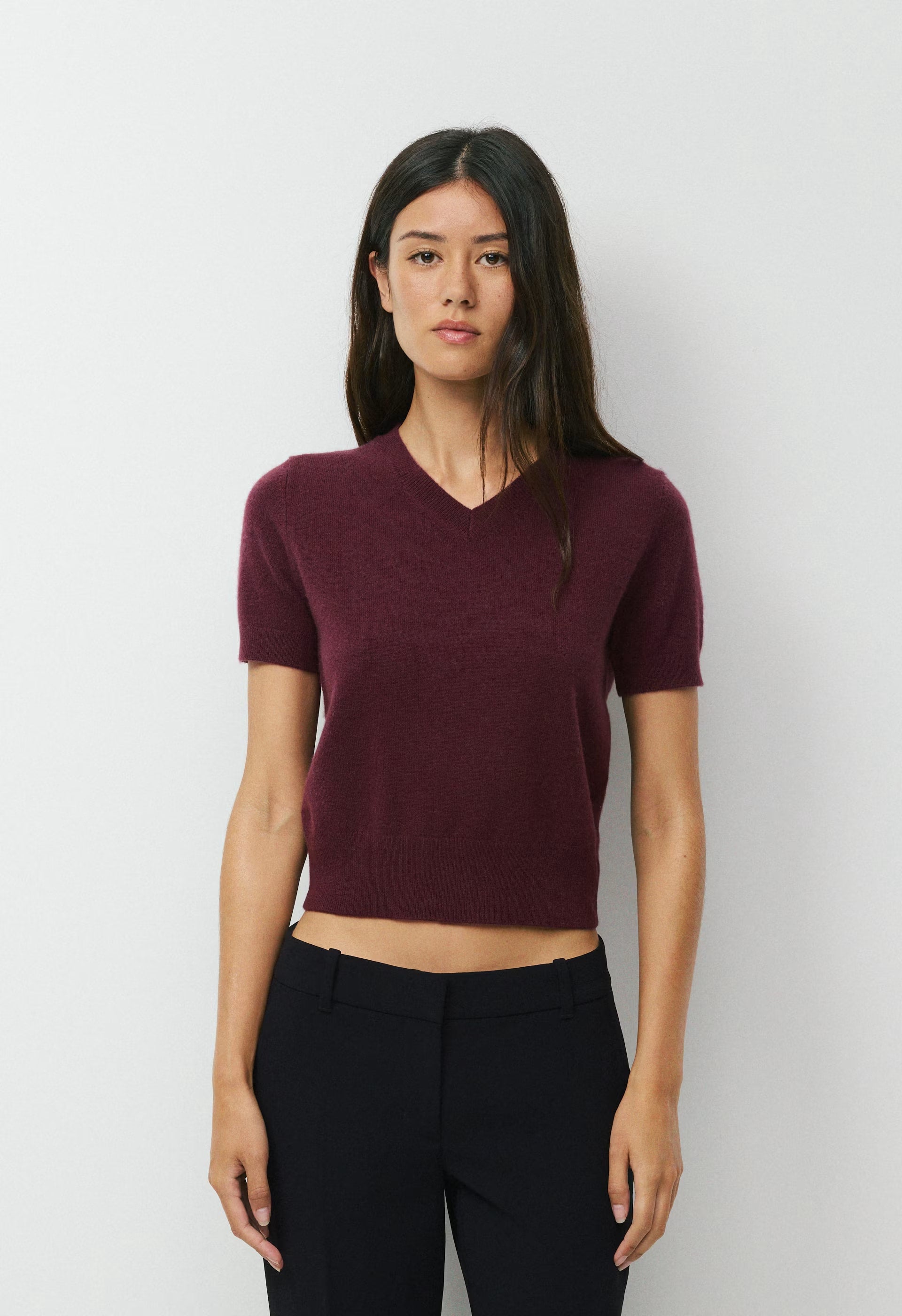 Bare Cashmere Patron Sweater - GALA PLUM