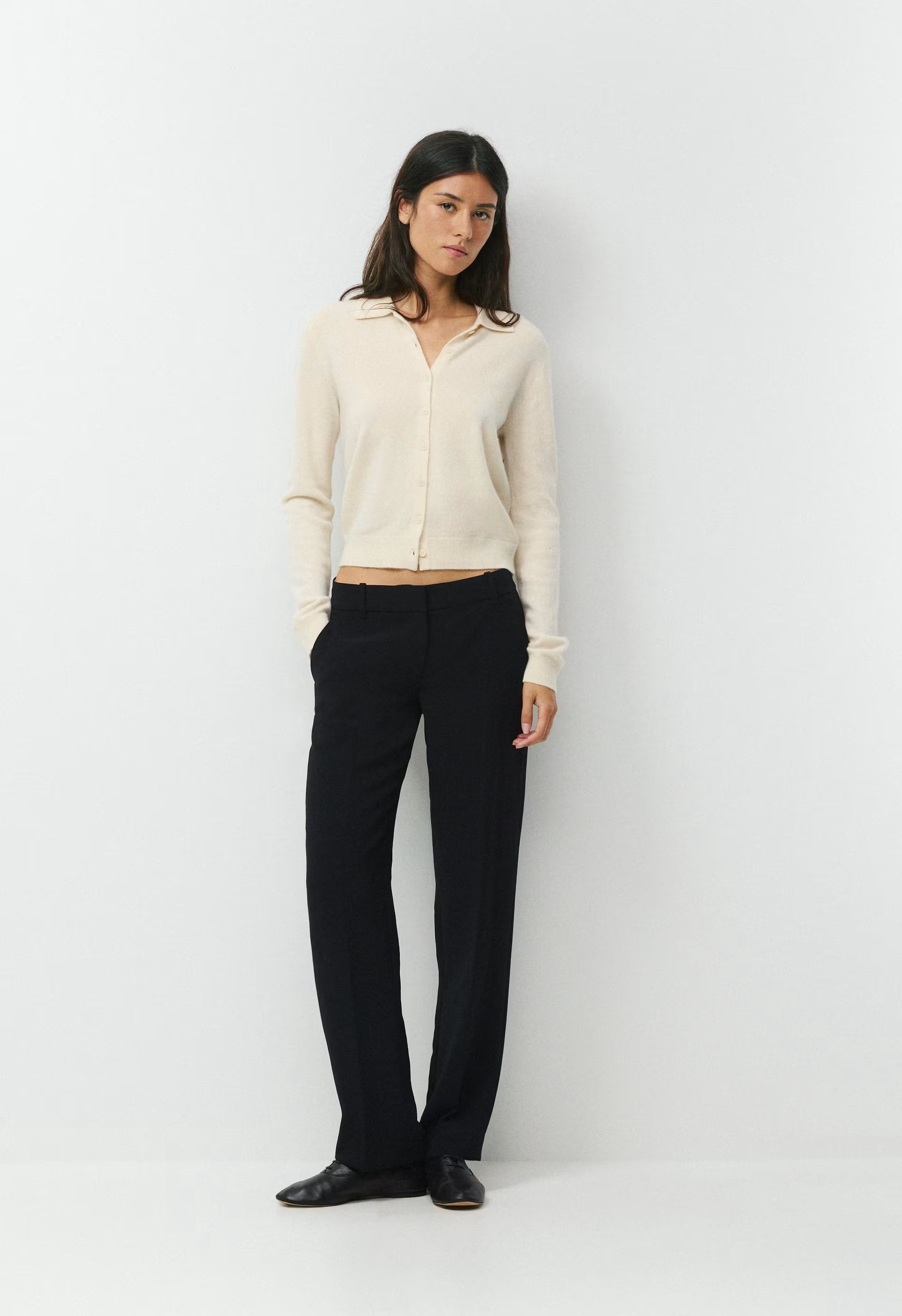 Bare Cashmere Foundation Cardigan - SEASIDE CREAM