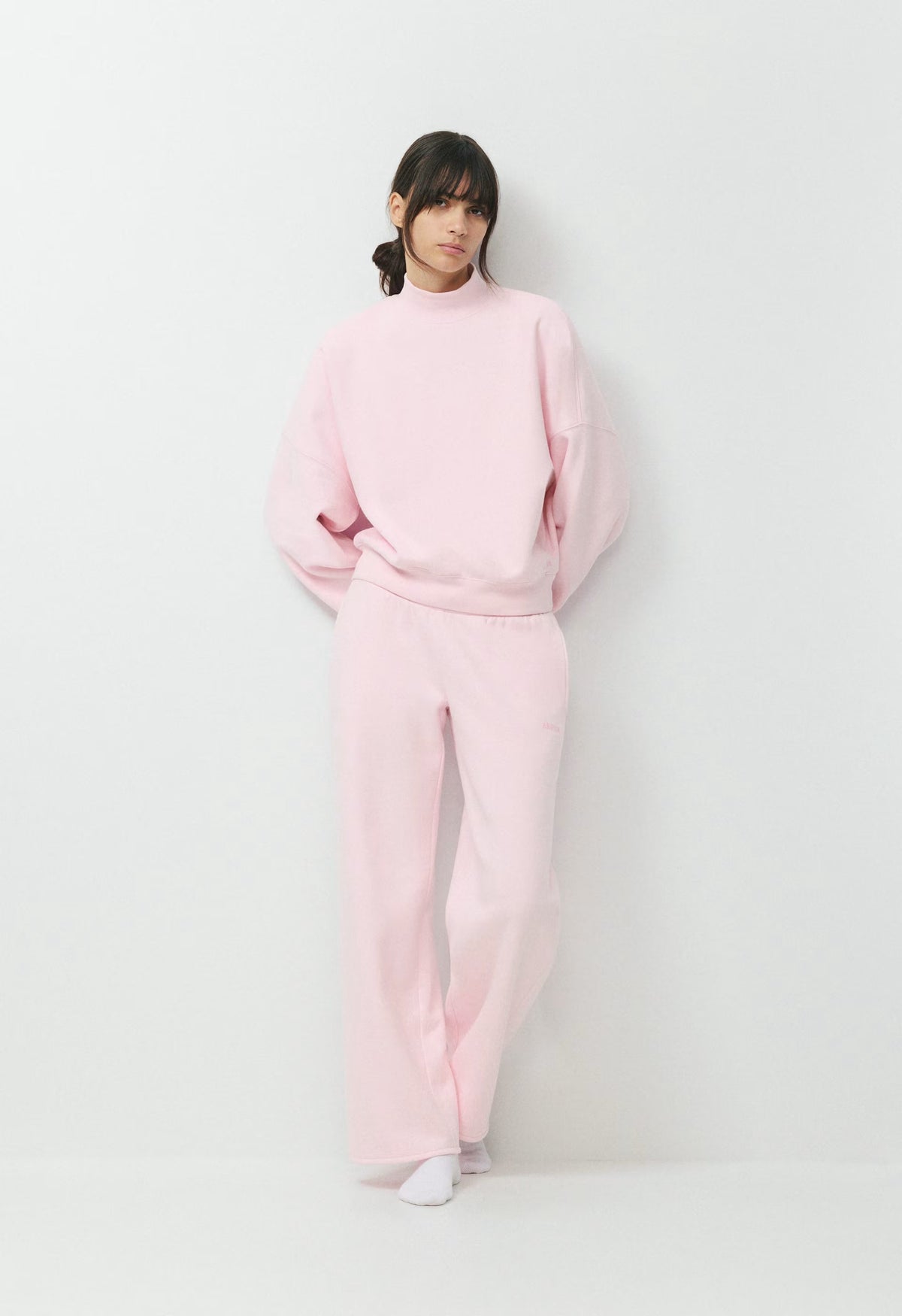 Cozy Sweatfleece Mega Mockneck - MAGNOLIA
