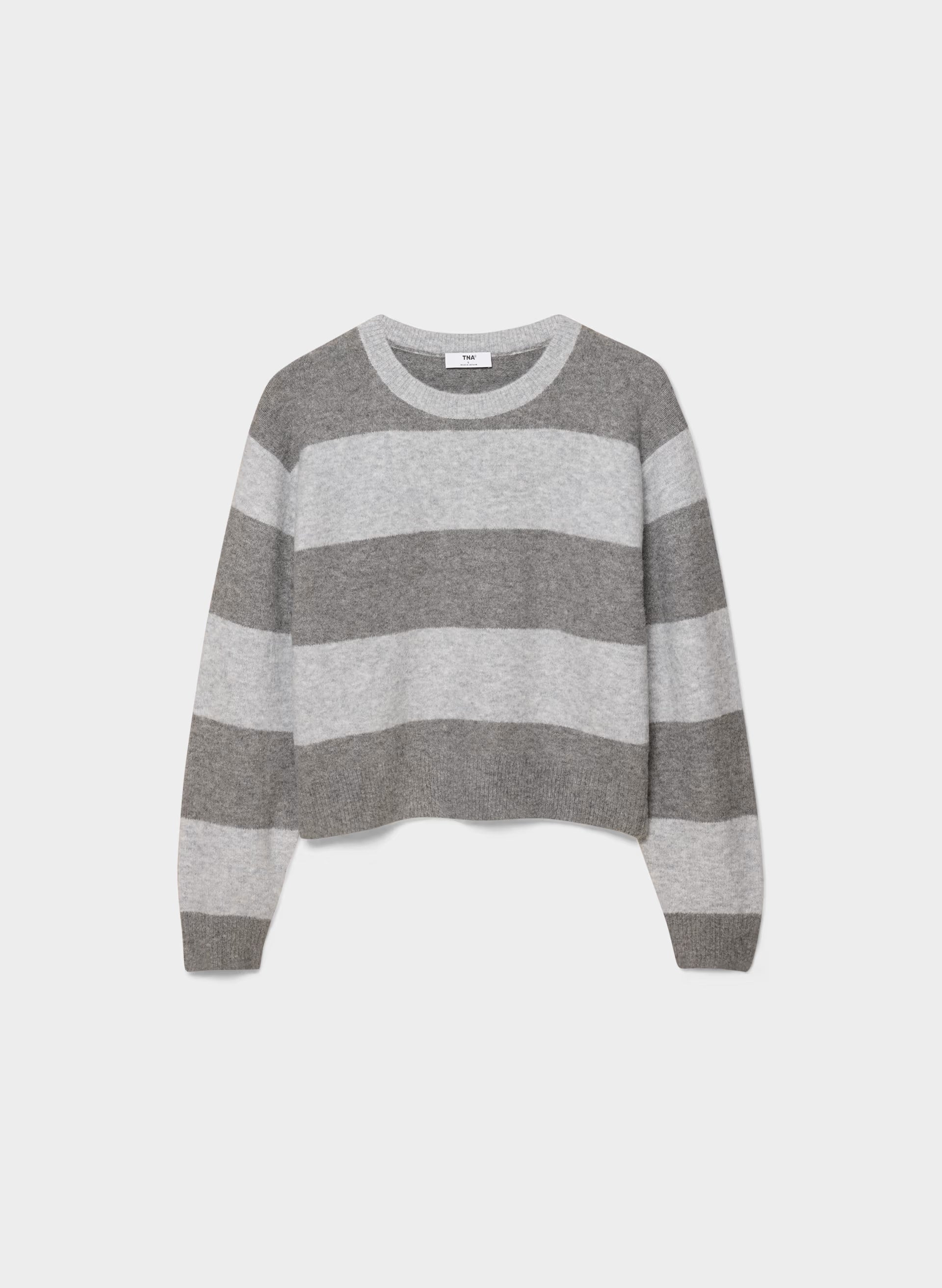 Outpost Sweater - HTHR CHRM/ HTHR DK GRY