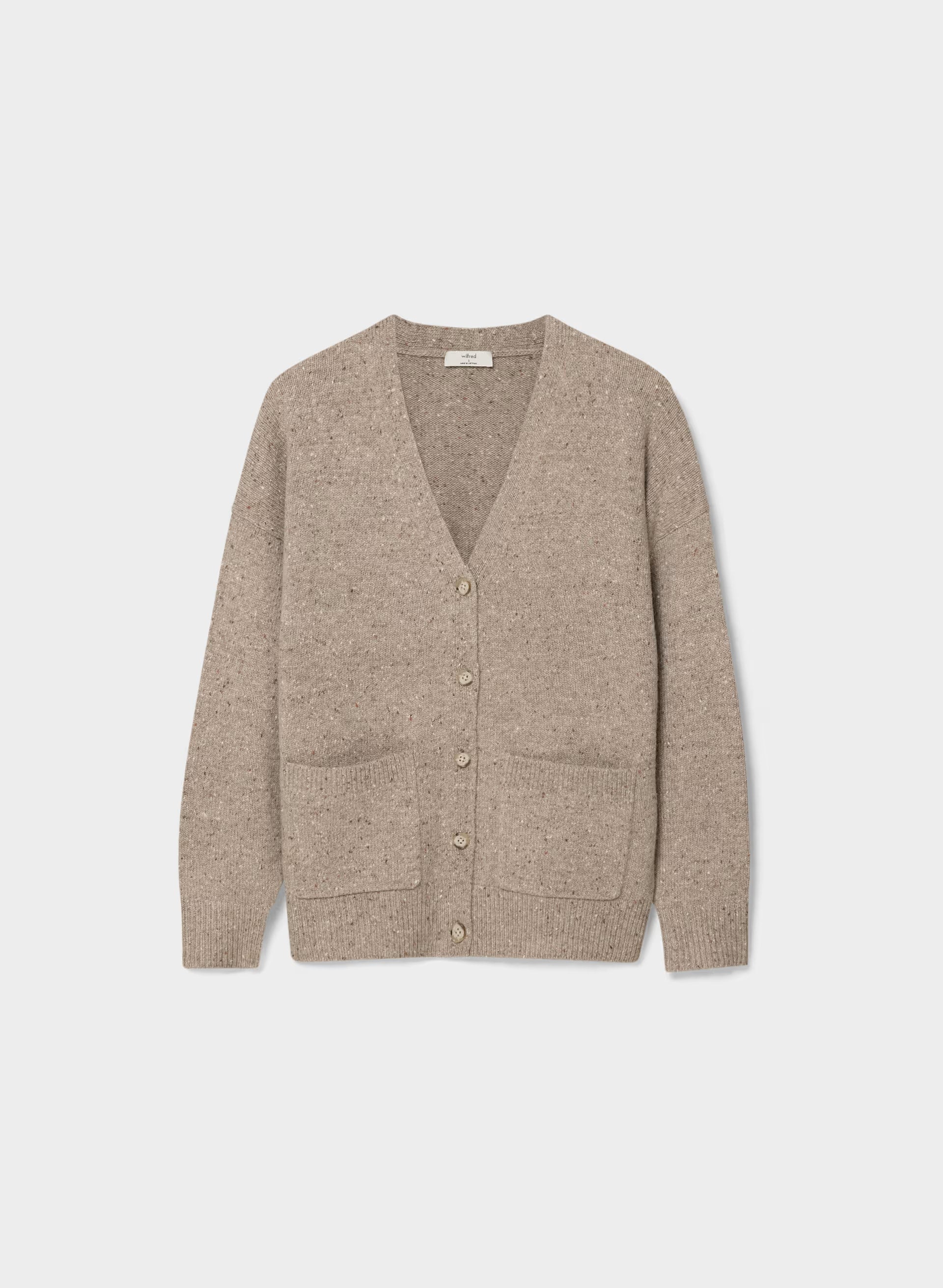Nook Cardigan - SPECKLED NOMAD TAUPE