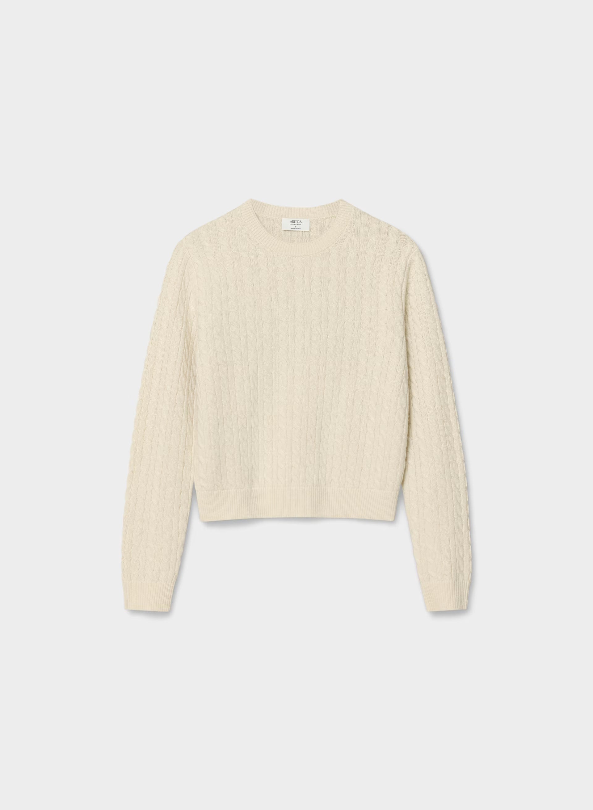 Wool Cashmere Bloor Sweater - SEASIDE CREAM