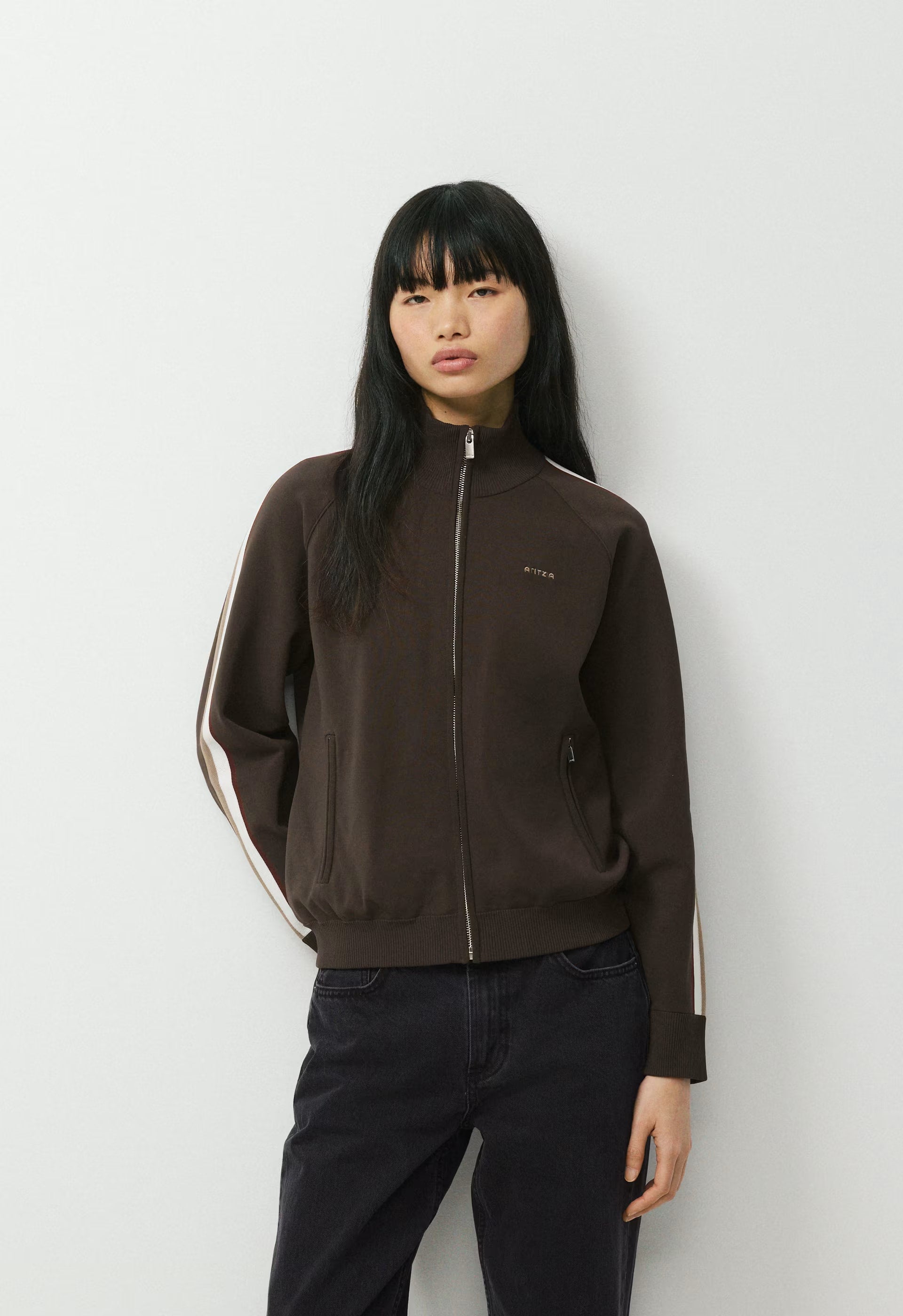 Offseason Zip-Up - CACAO NB BROWN/MULTI