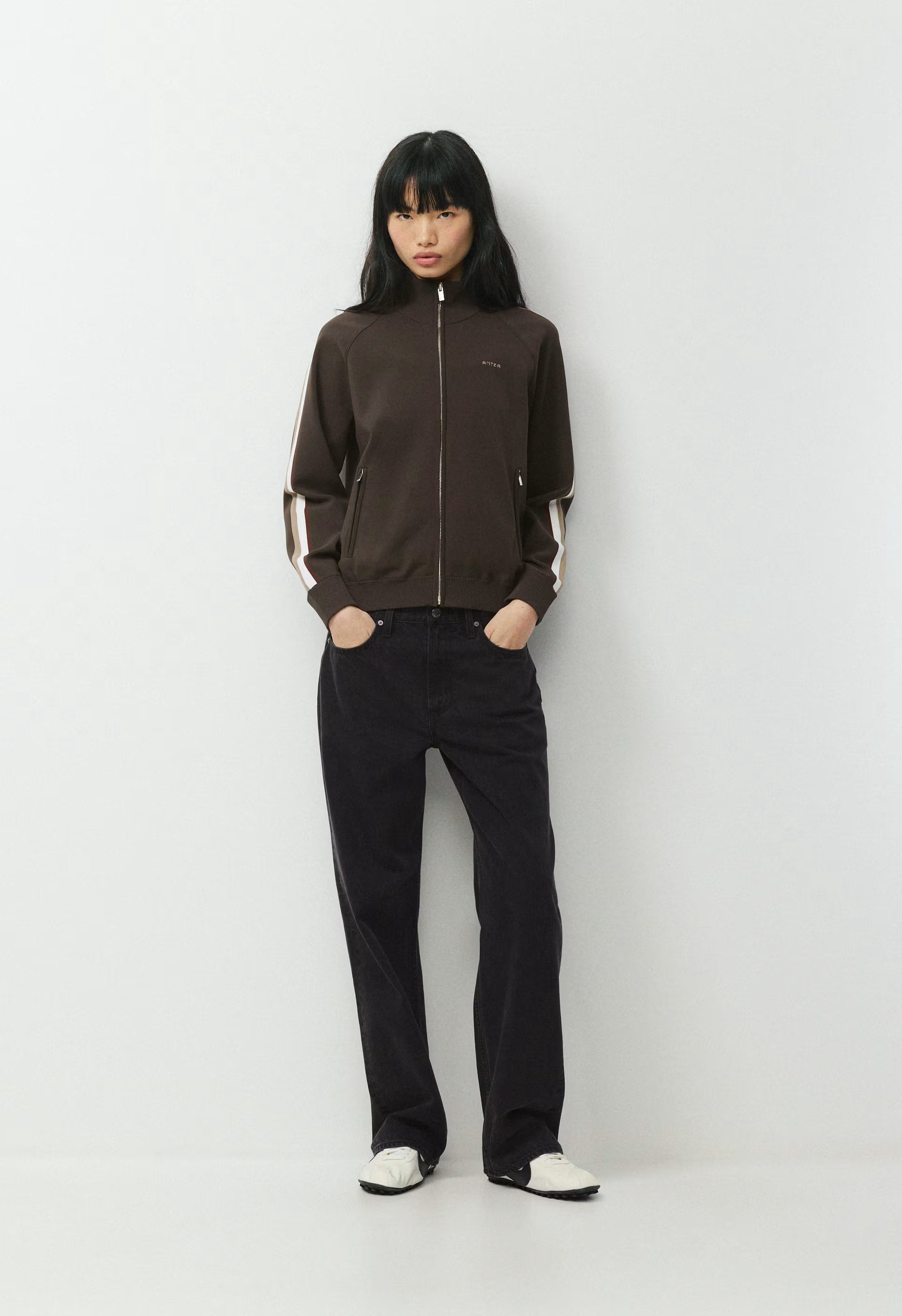 Offseason Zip-Up - CACAO NB BROWN/MULTI