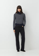 Essential Cashmere Catalogue Zip-Up - ADMIRAL NVY/LT BIRCH