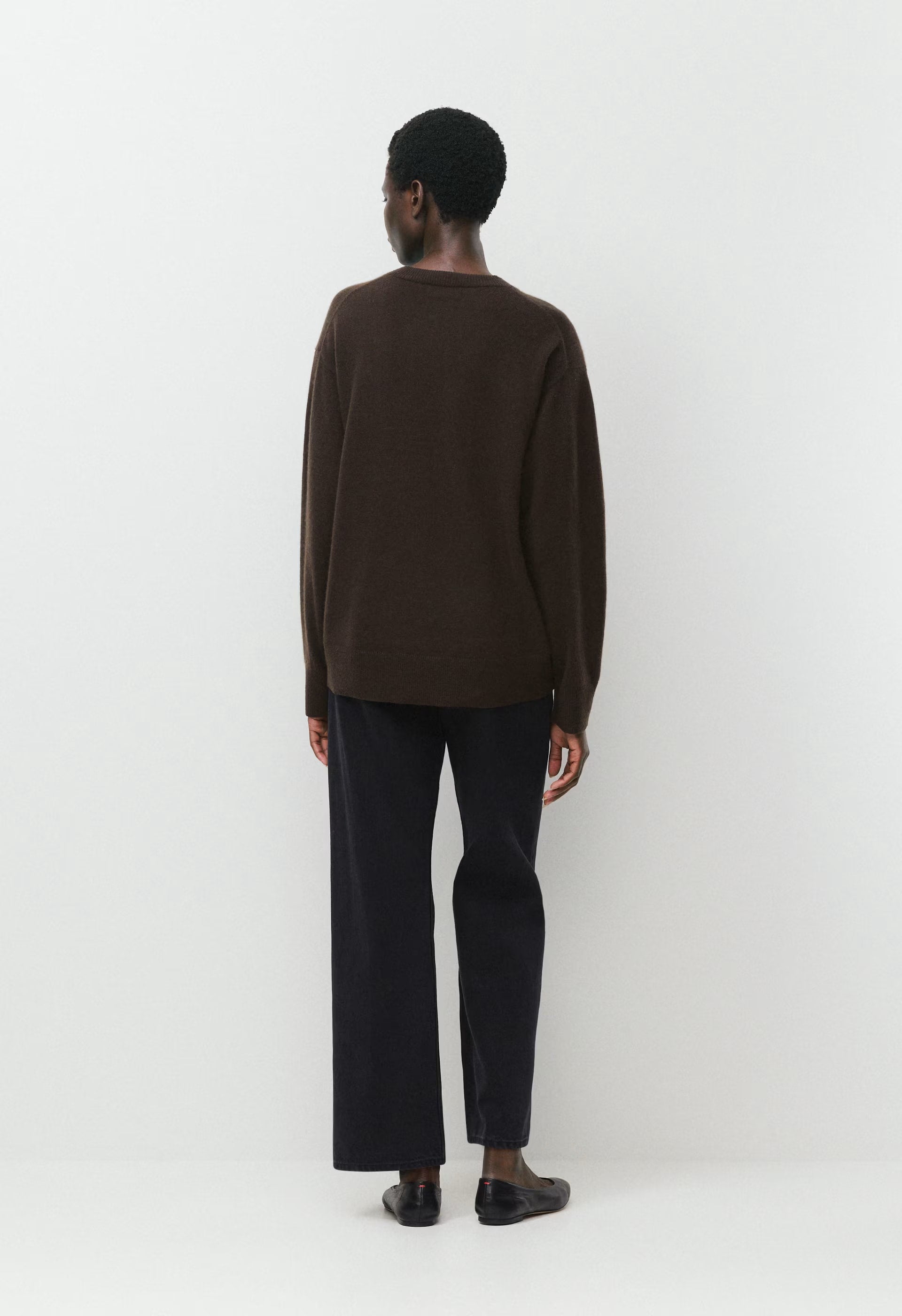 Bare Cashmere Meticulous Sweater - CACAO NIB BROWN