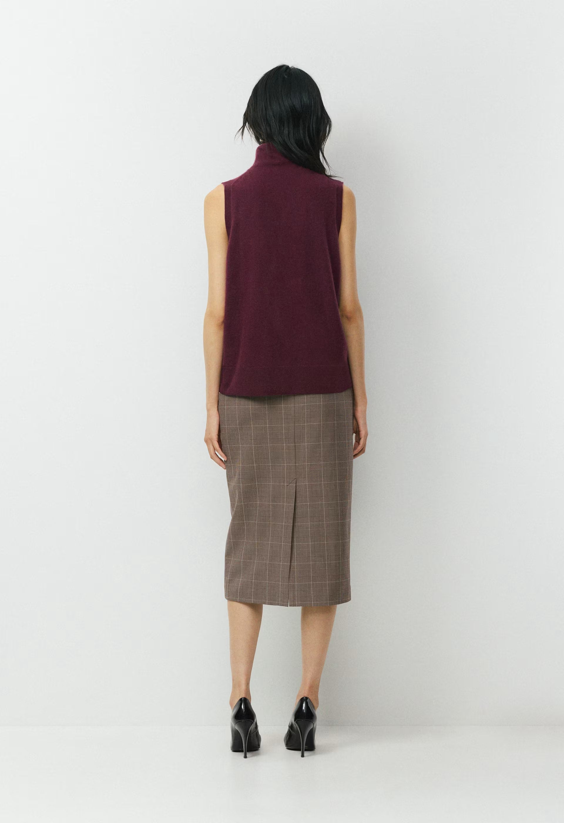 Bare Cashmere Opus Mockneck - GALA PLUM