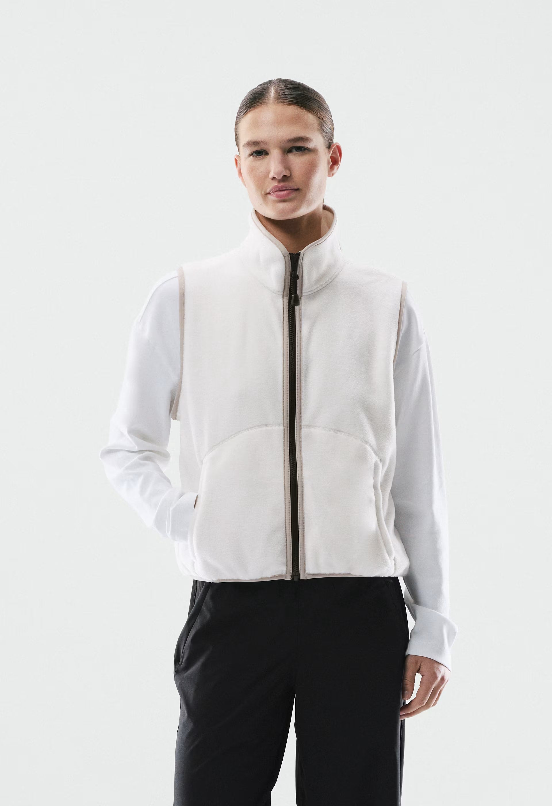 Terrain Vest - Bigfoot Fleece - COLD FOAM WHITE