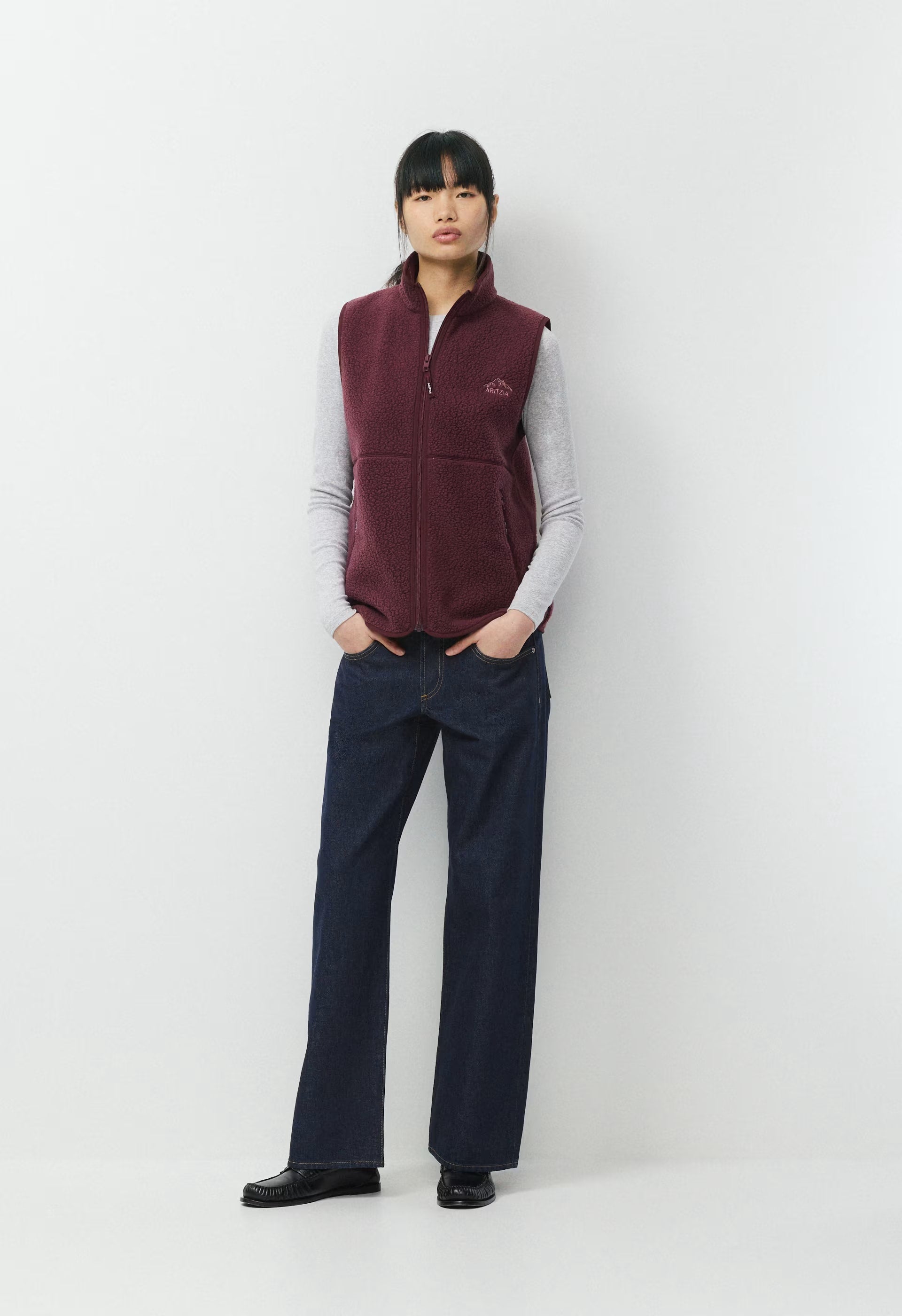 Polartec® Thermal Pro™ Ridgeline Hip Vest - GALA PLUM
