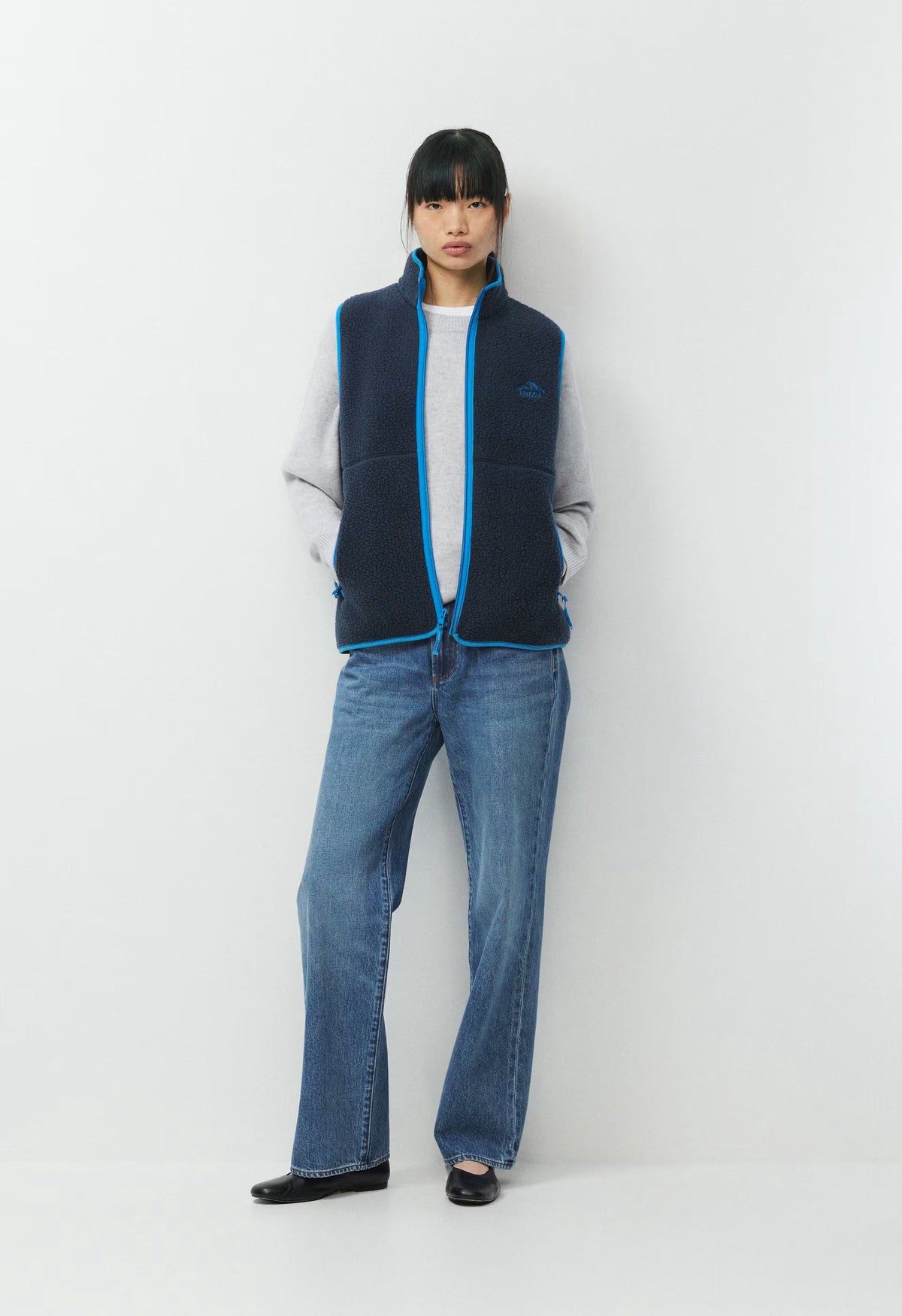 Polartec® Thermal Pro™ Ridgeline Hip Vest - ADMIRAL/ LAZULI BLUE