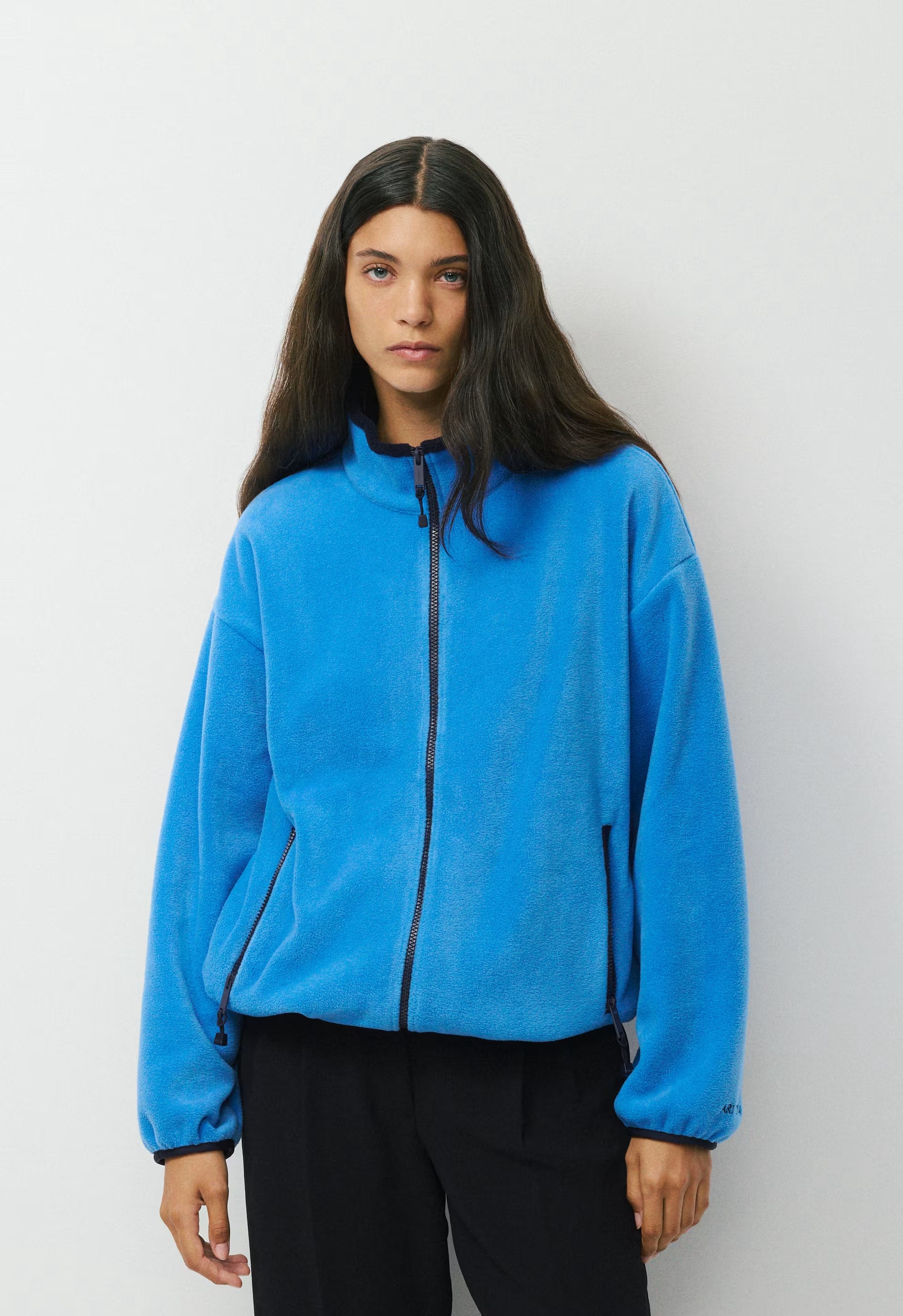 Outlook Zip Mockneck - Bigfoot Fleece - LAZULI BLUE