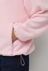 Outlook Zip Mockneck - Bigfoot Fleece - MAGNOLIA