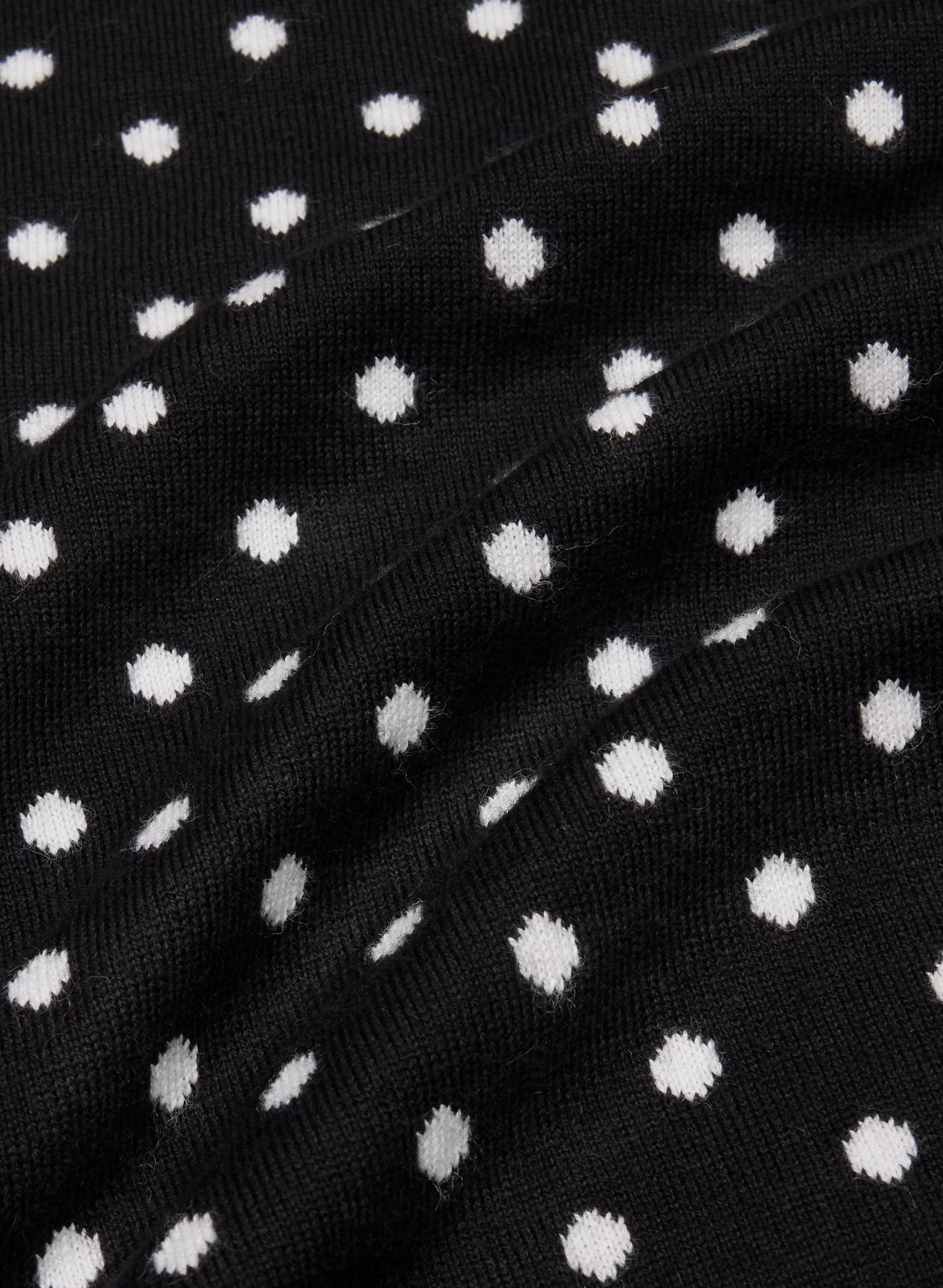 Teatime Sweater - BLACK/WHITE