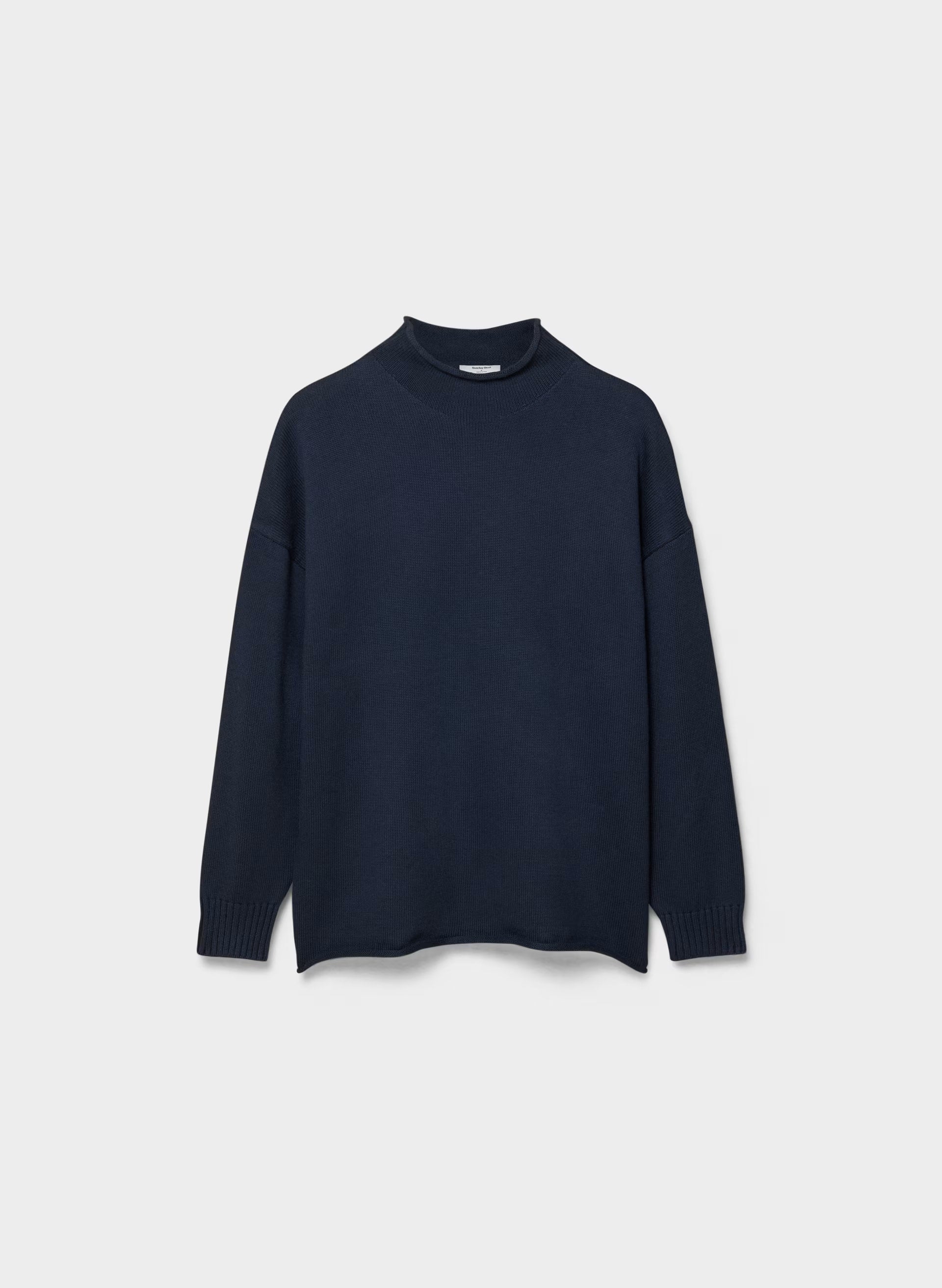 Cotton Charm™ Keepsake Mockneck - ADMIRAL NAVY