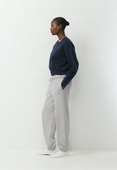 Cozy Sweatfleece Boyfriend Boxy Sweatshirt - ADMIRAL NAVY
