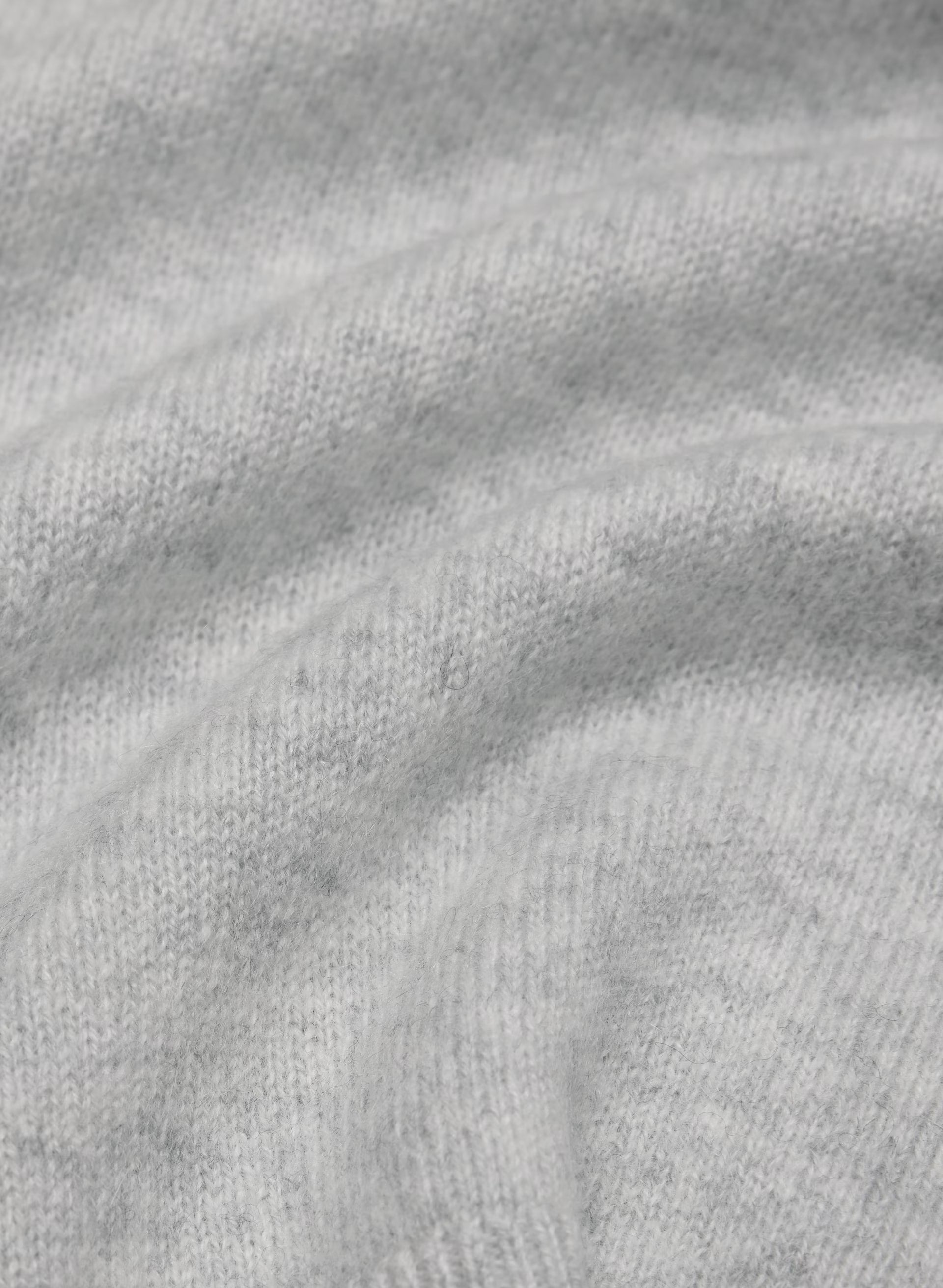 Bare Cashmere Cellini Shortsleeve Sweater - HEATHER CHROME