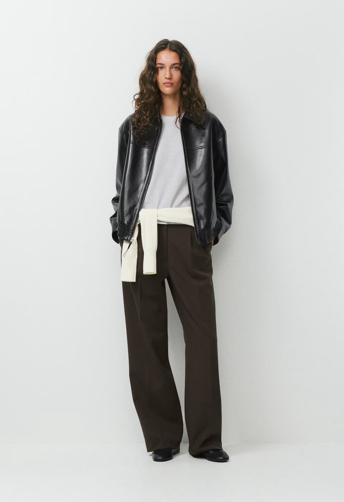 Falcon Jacket - UnReal Leather - BLACK