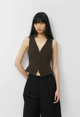 Attire Vest - Crepette™ - CACAO NIB BROWN