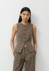Regal Vest - ND TUP/RCH MCH BRWN