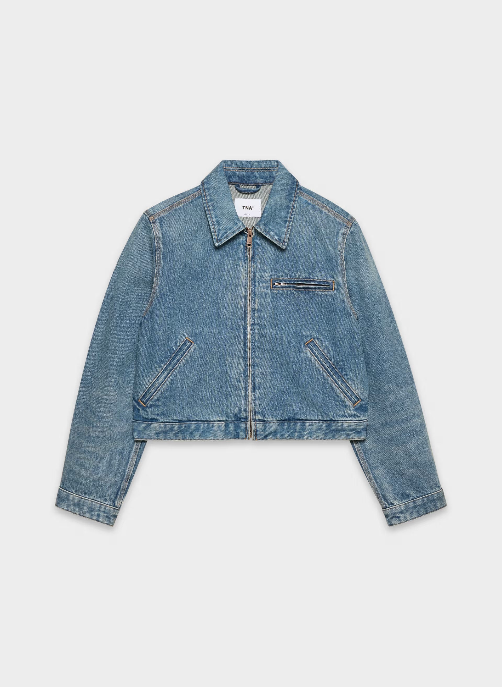 Barkley Lightweight Denim Jacket - VINTAGE MEDIUM BLUE