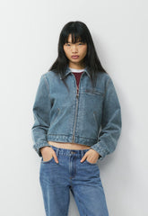Barkley Lightweight Denim Jacket - VINTAGE MEDIUM BLUE