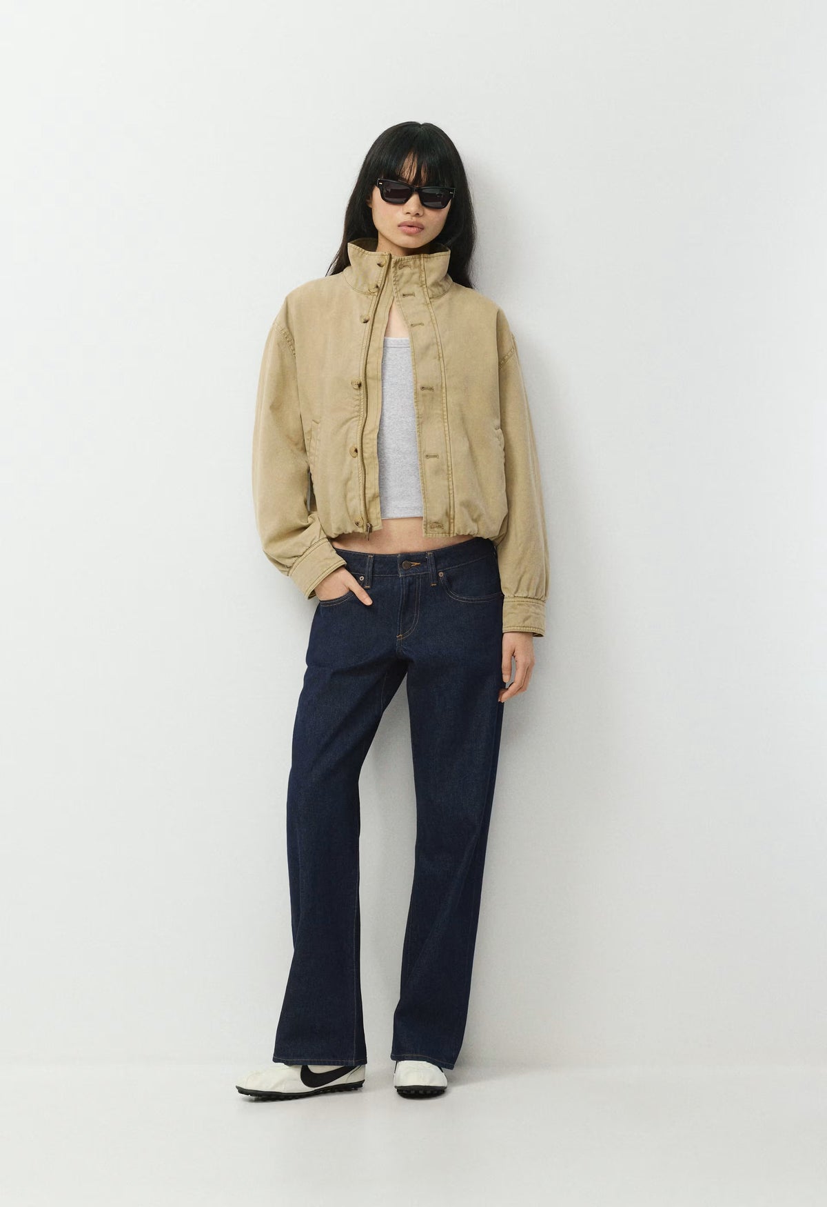 Ferris Blouson Jacket - VINTAGE TAN KHAKI