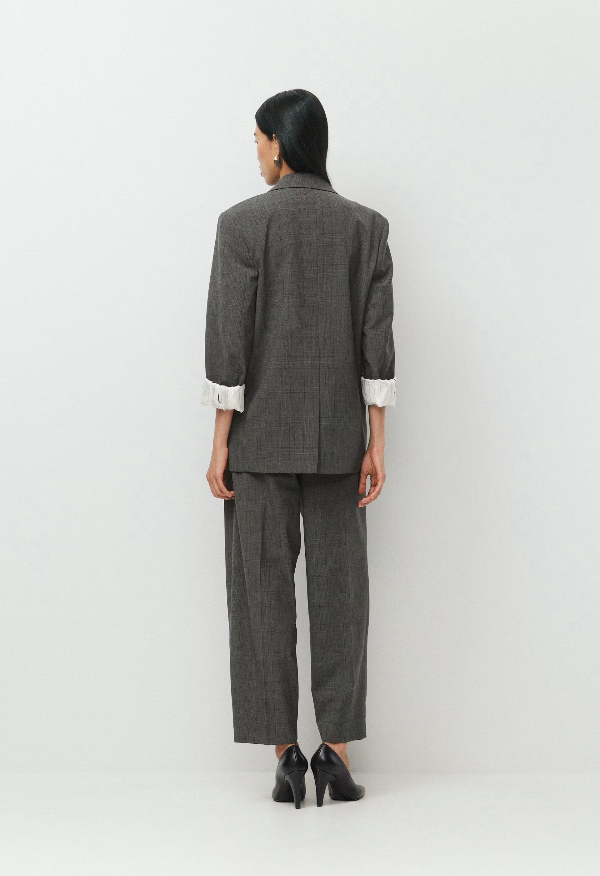 Advance Wool Blazer - HTR CHARCOAL/ HTR BLK