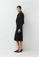 Command Wool Blazer - BLACK