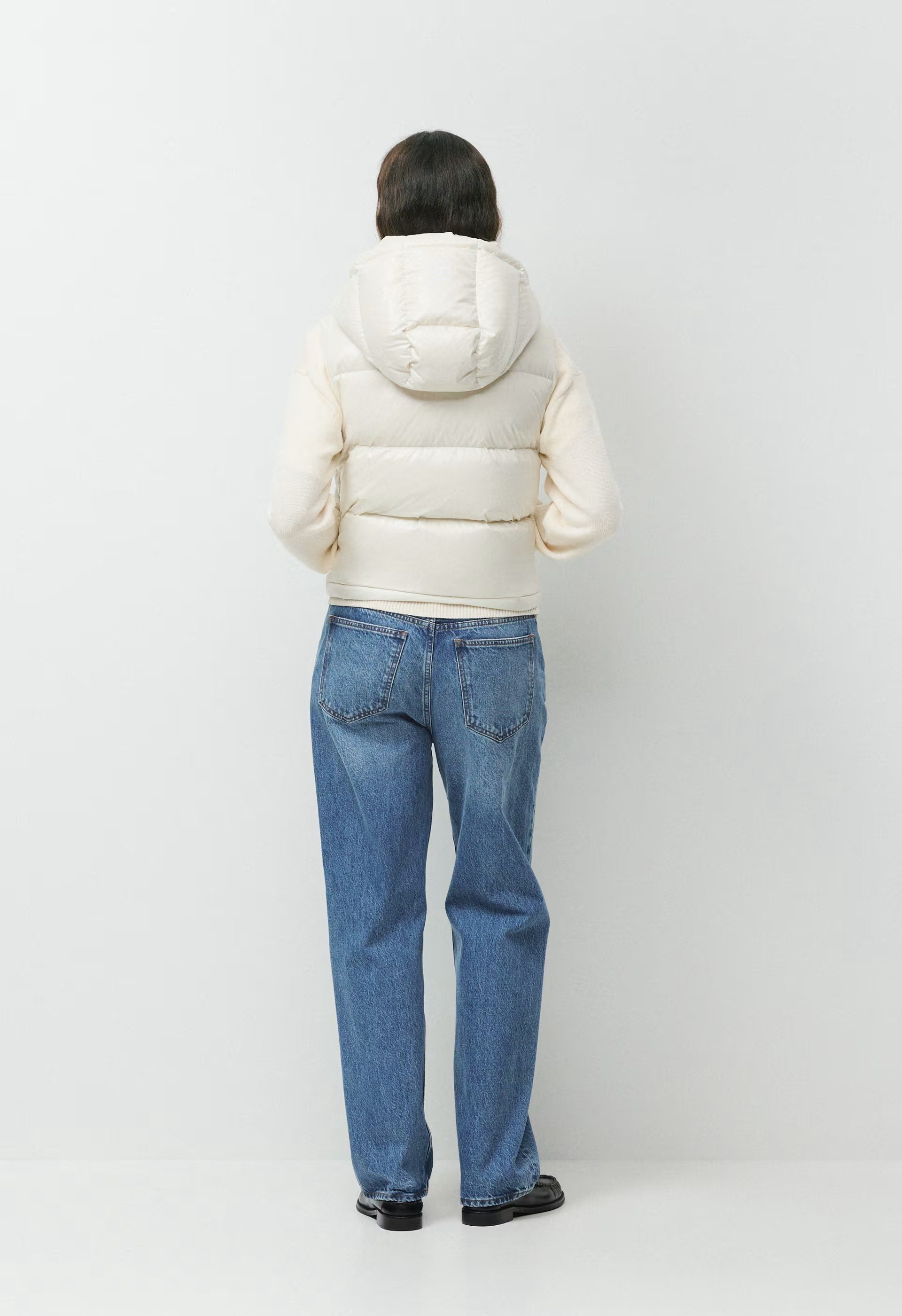 The Super Puff™ Shorty Vest - Hi-Gloss - BIRCH
