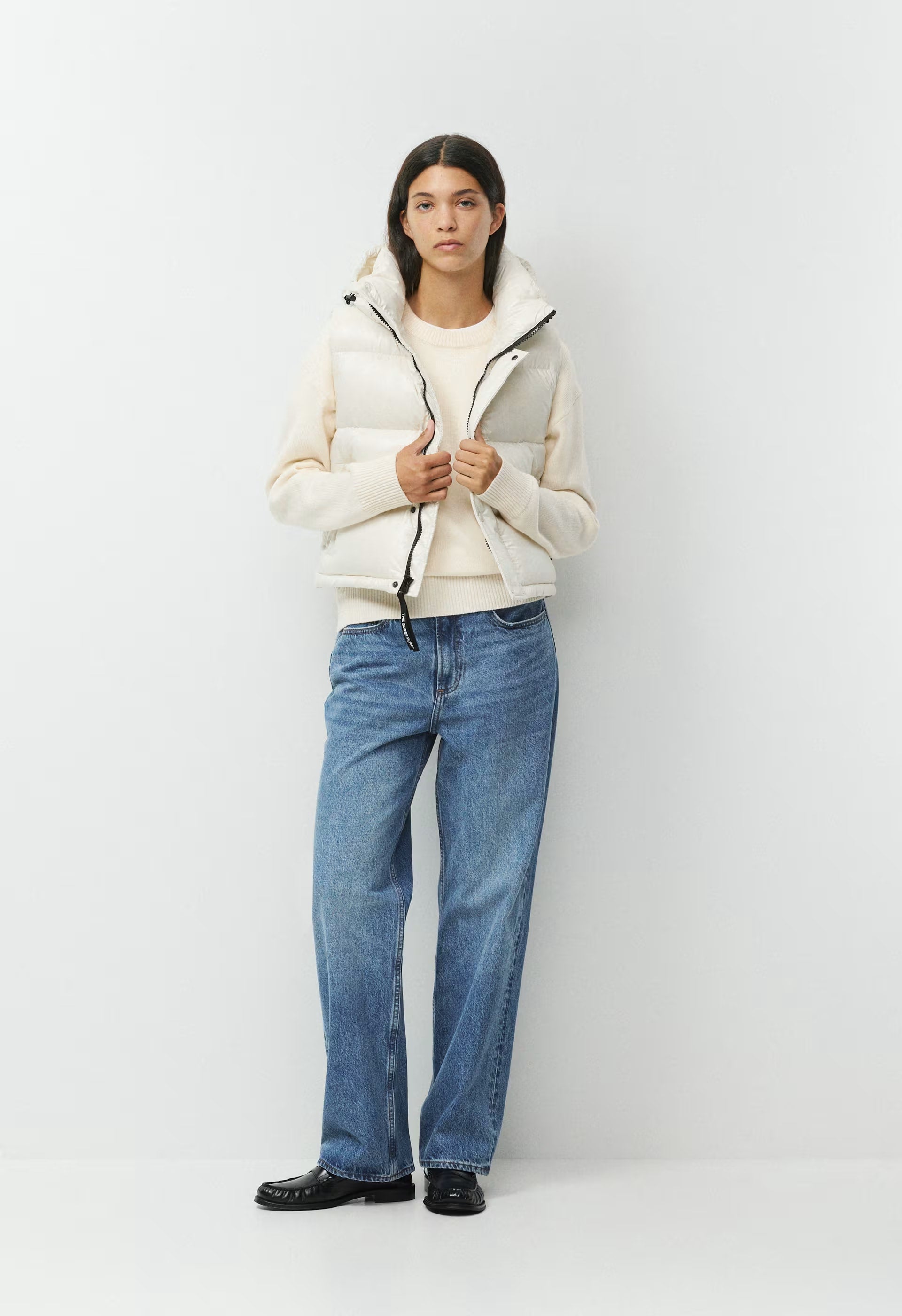The Super Puff™ Shorty Vest - Hi-Gloss - BIRCH