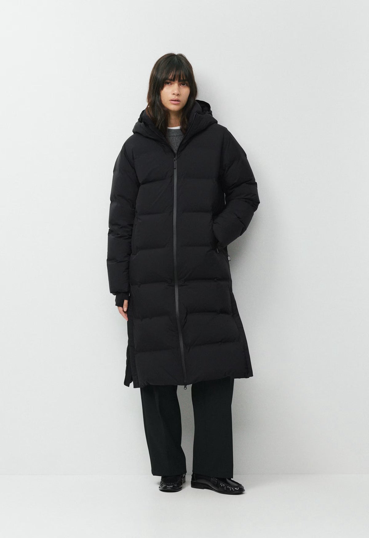 The Super Puff₂O™ Long - Rainstop™ - BLACK