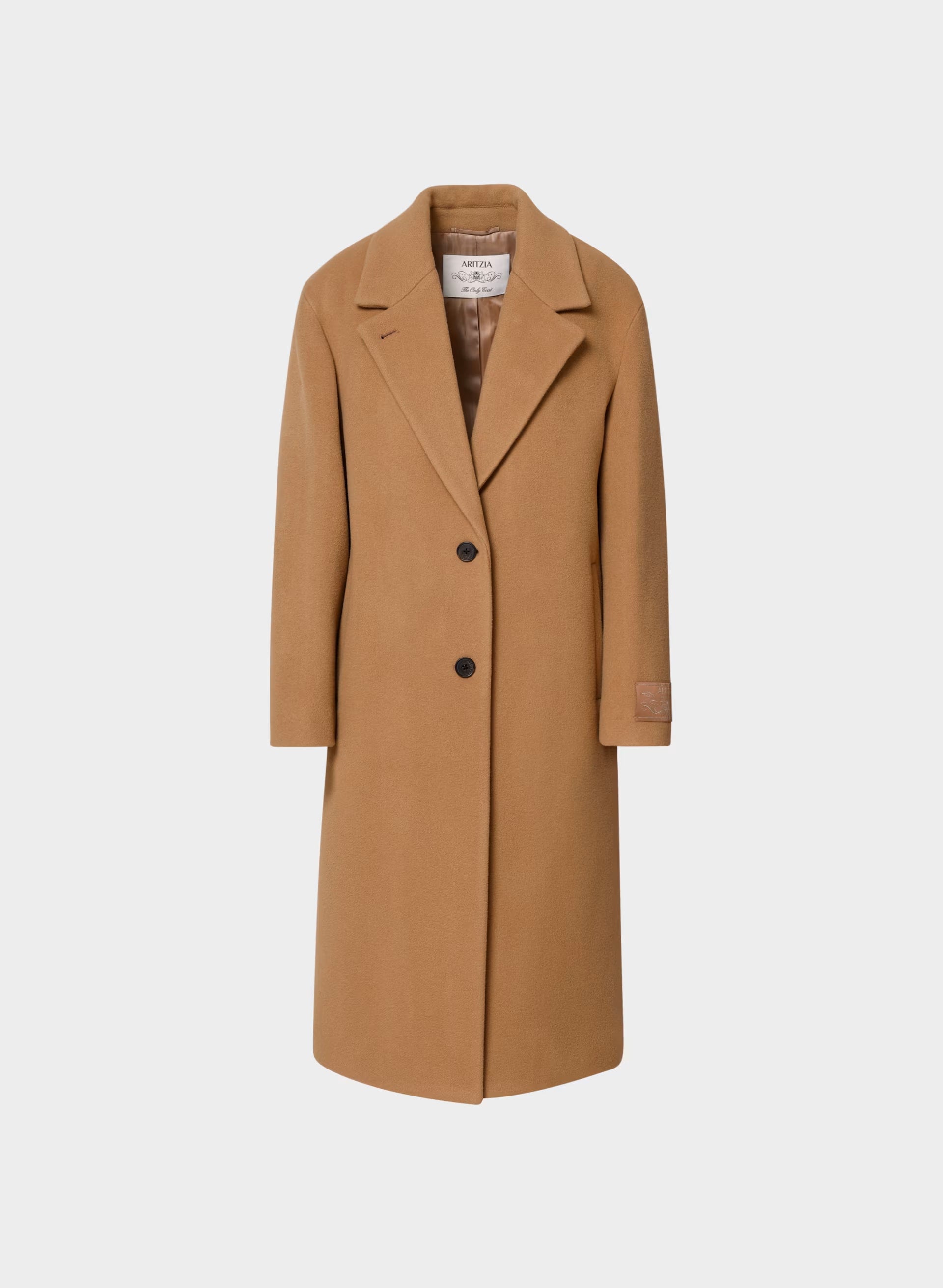 The Only Coat - Soft Wool Cashmere - COCOA SAND
