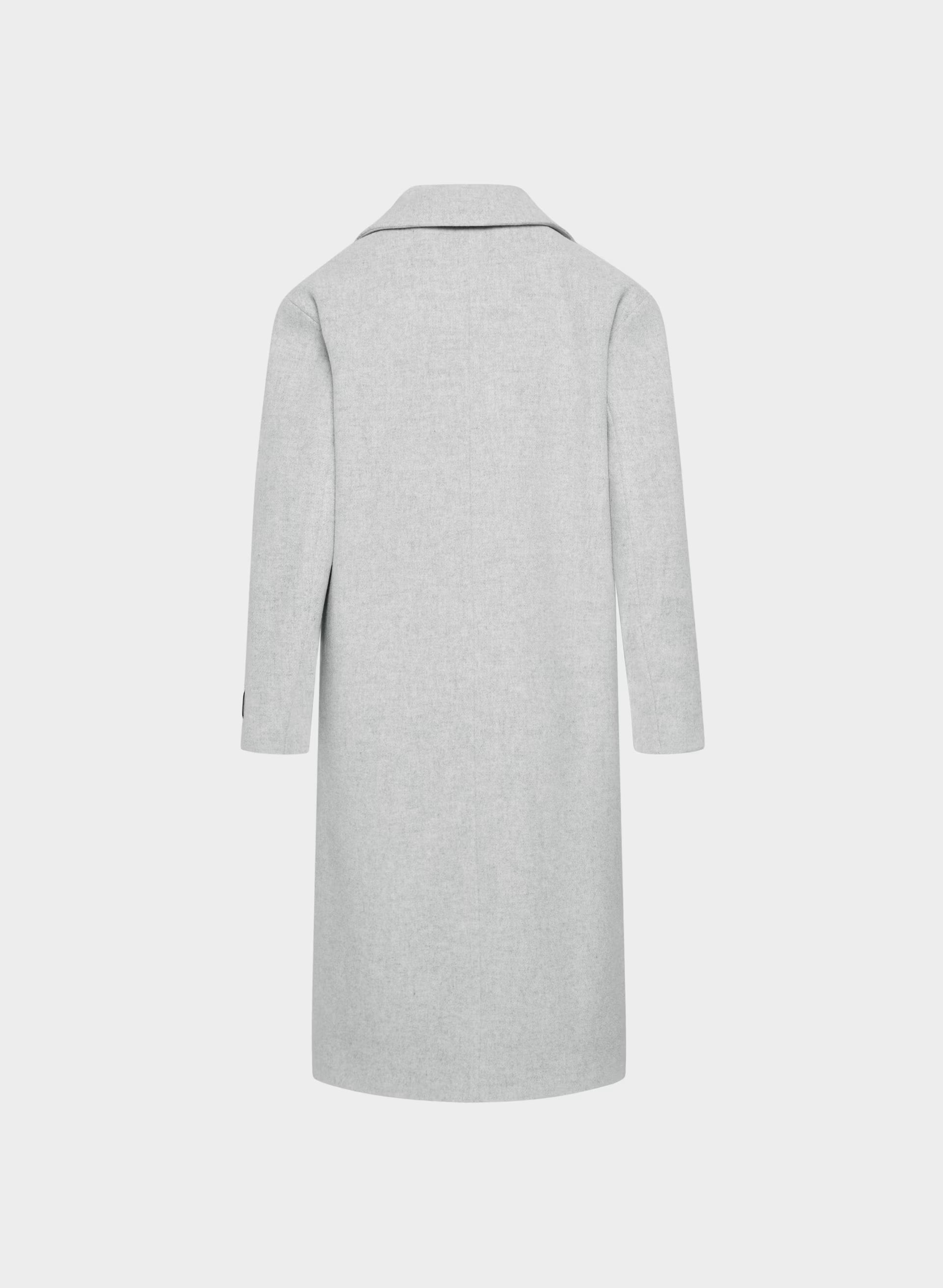 The Only Coat - Soft Wool Cashmere - HEATHER LIGHT GREY