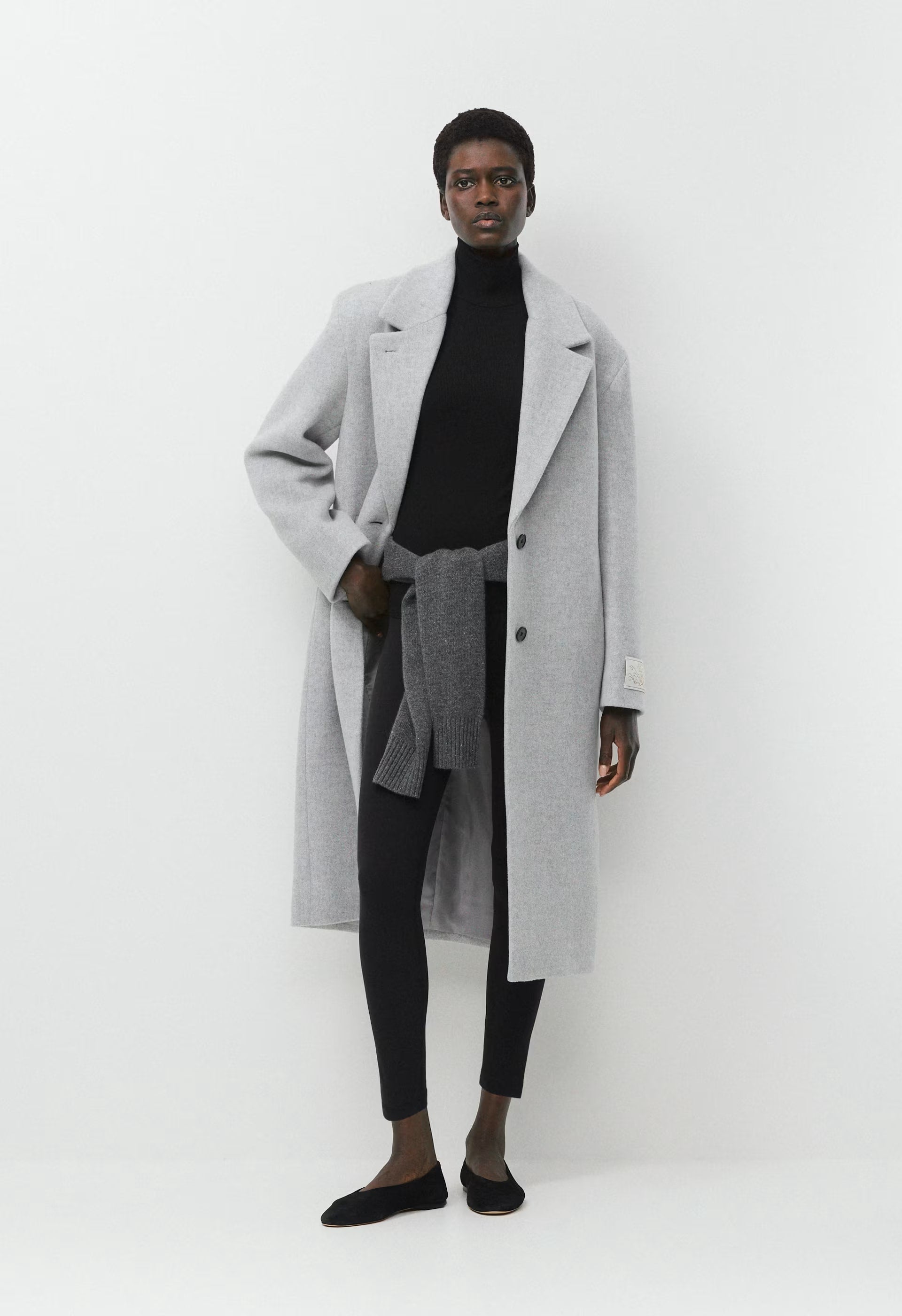 The Only Coat - Soft Wool Cashmere - HEATHER NOMAD TAUPE