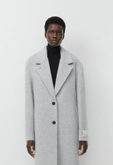 The Only Coat - Soft Wool Cashmere - HEATHER LIGHT GREY