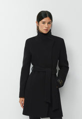 The Connor Coat - Soft Wool Cashmere - BLACK
