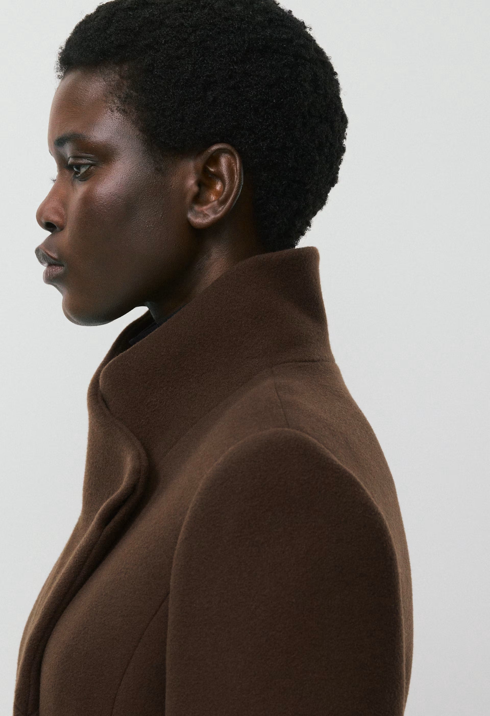 The Connor Coat - Soft Wool Cashmere - RICH MOCHA BROWN