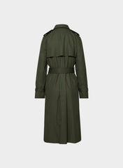 The Finch Trench Coat - City Twill - DARK OLIVE