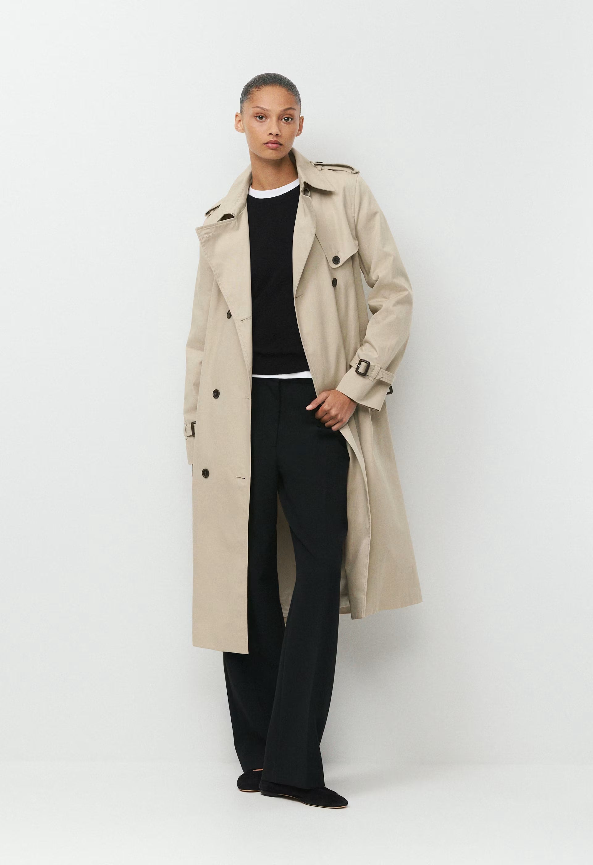The Finch Trench Coat - City Twill - DARK OLIVE