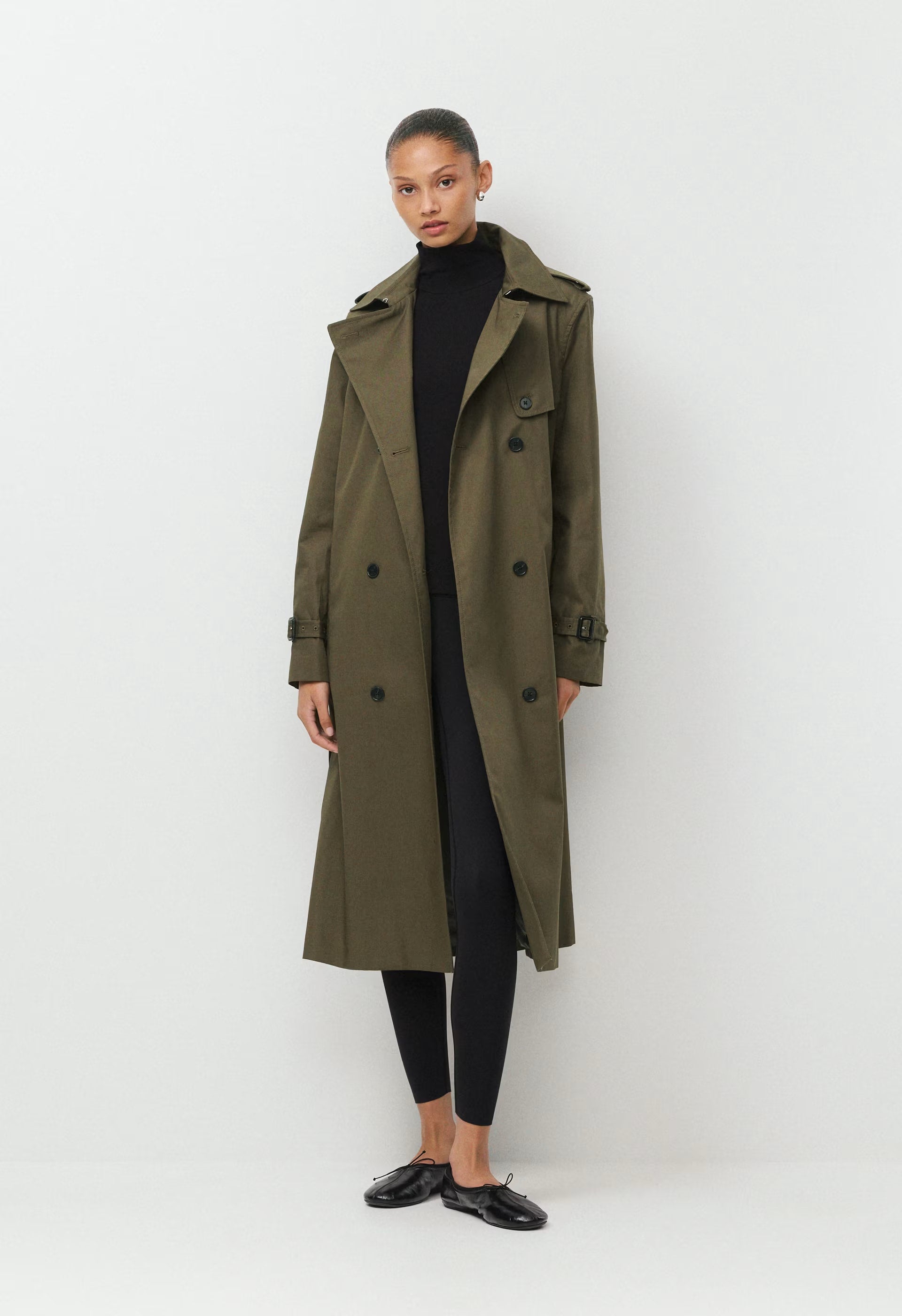 The Finch Trench Coat - City Twill - ATLAS OLIVE