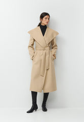The Portfolio Double-Faced Coat - Luxe (Re)Wool - GOLD CAMEL