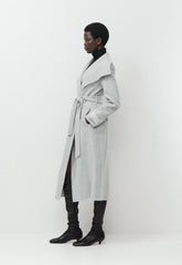 The Portfolio Double-Faced Coat - Luxe (Re)Wool - HEATHER CHROME
