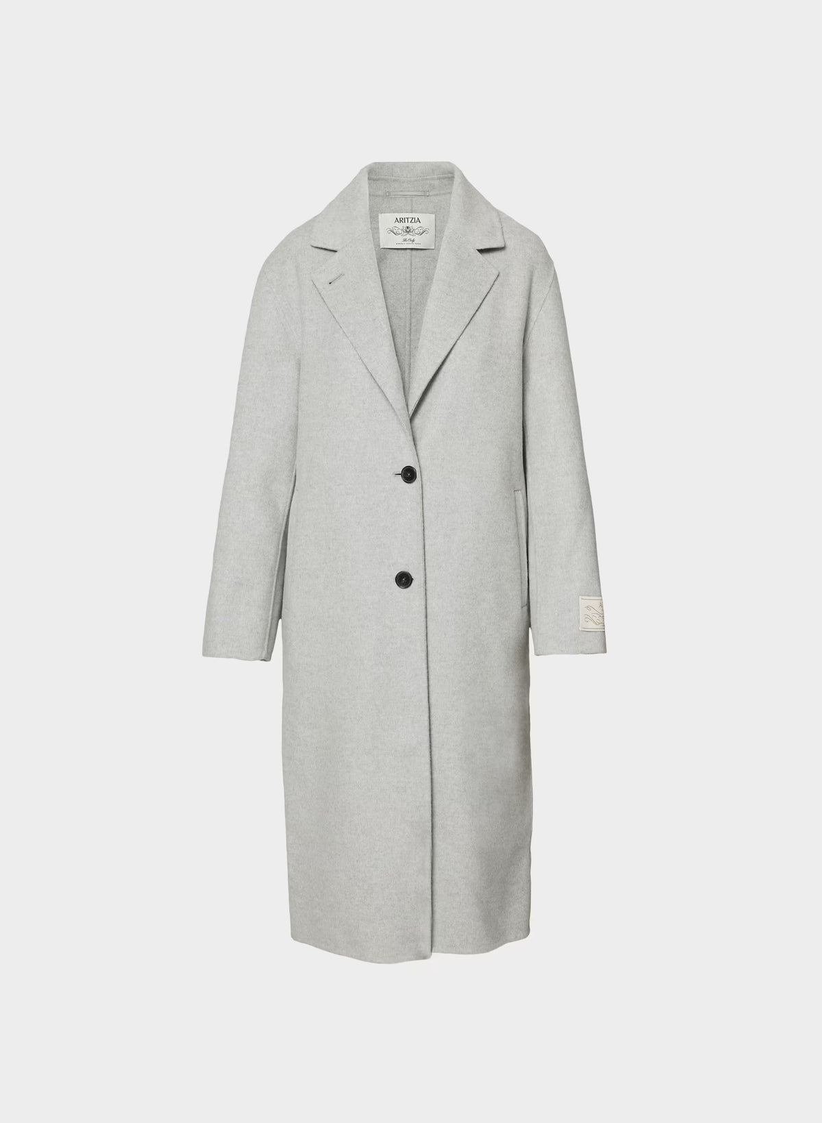 The Only Double-Faced Coat - Luxe (Re)Wool - HEATHER CHROME