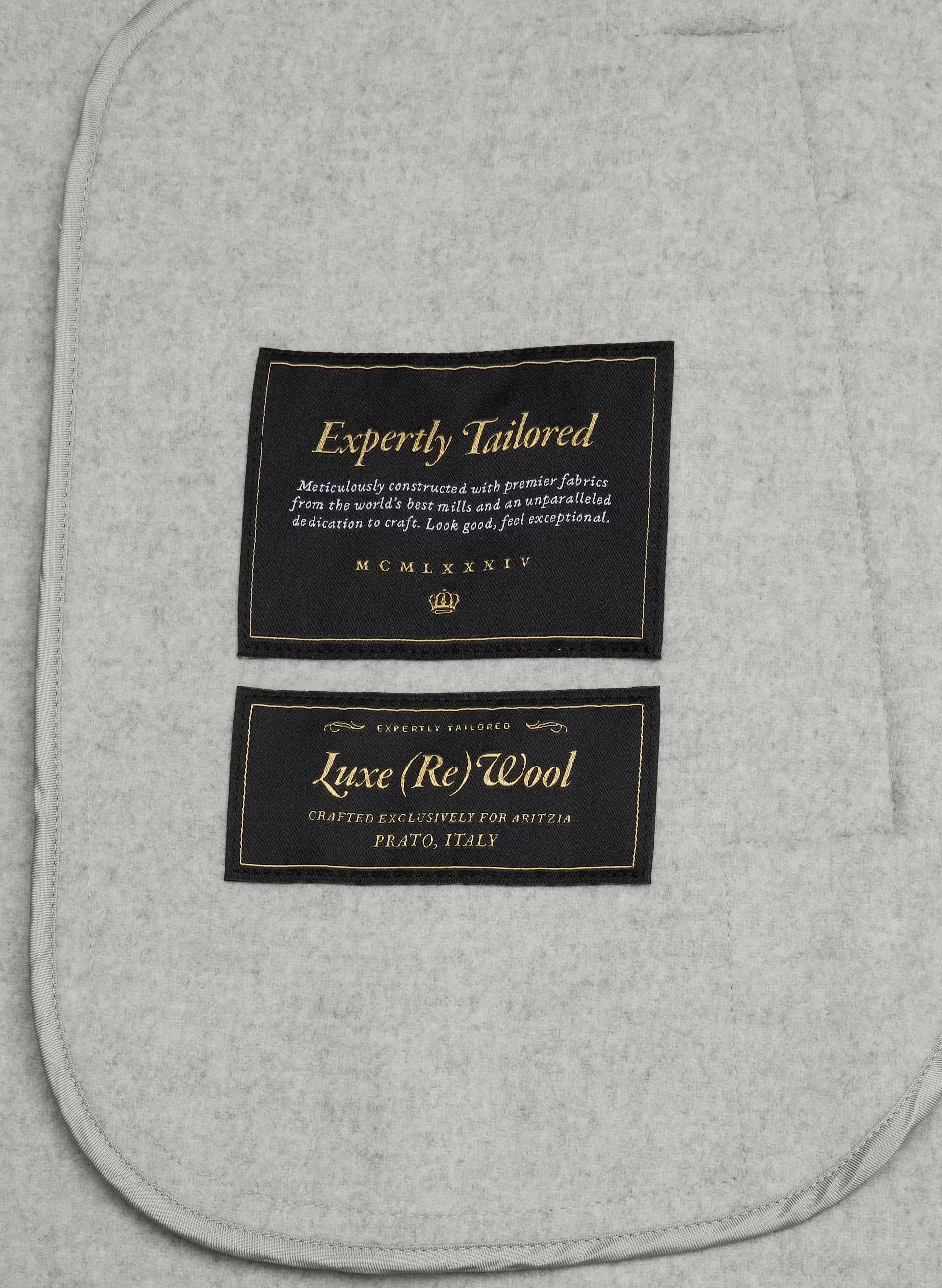 The Only Double-Faced Coat - Luxe (Re)Wool - HEATHER CHROME