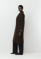 The Slouch™ Coat - Soft Wool Cashmere - CACAO NIB BROWN