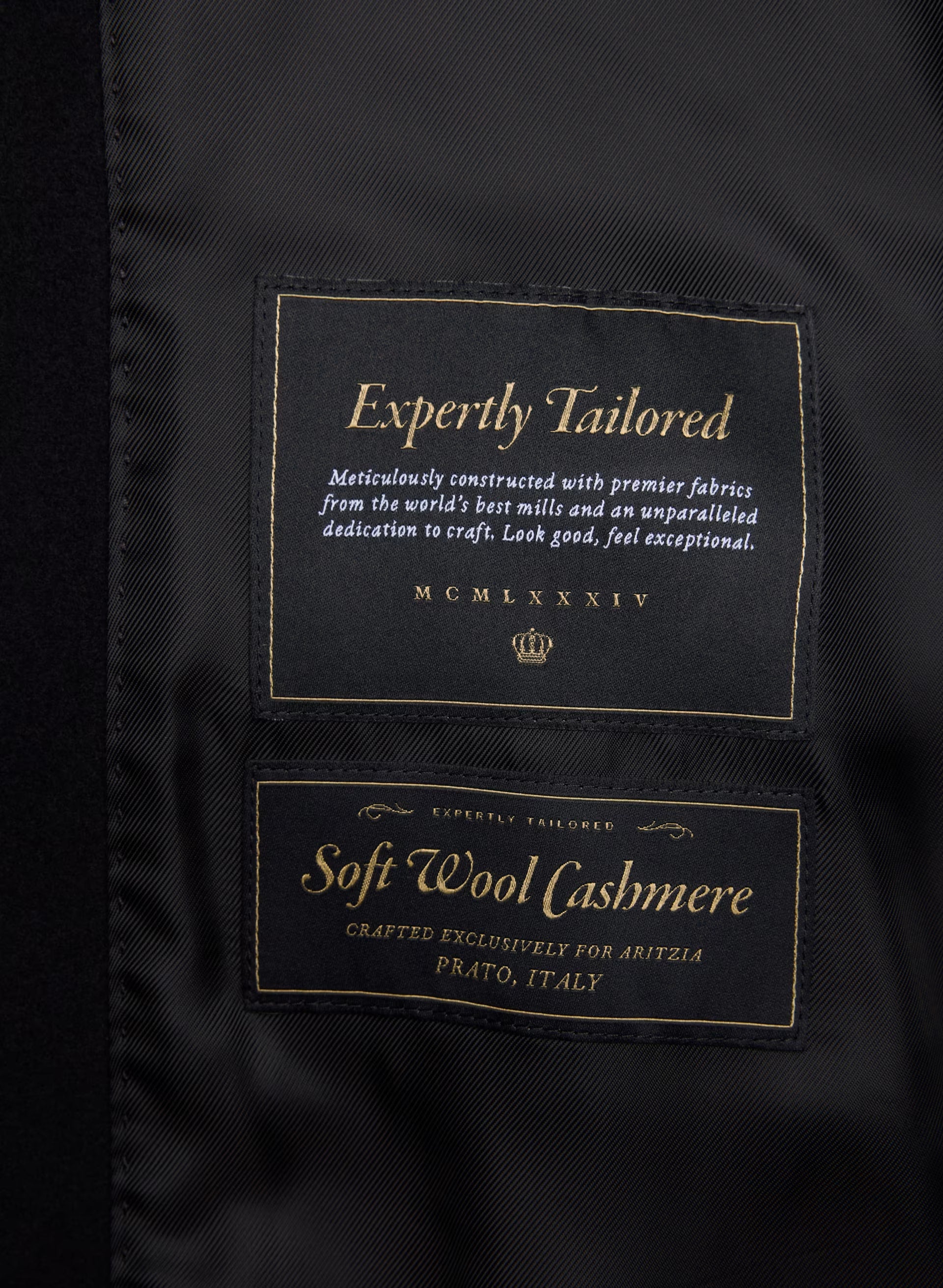 The Only Coat - Soft Wool Cashmere - BLACK