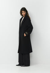 The Only Coat - Soft Wool Cashmere - BLACK